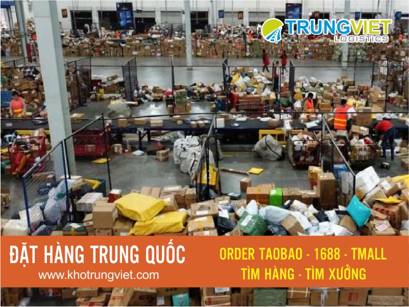 Hình ảnh kho hàng của Trung Việt Logistics tại Trung Quốc
